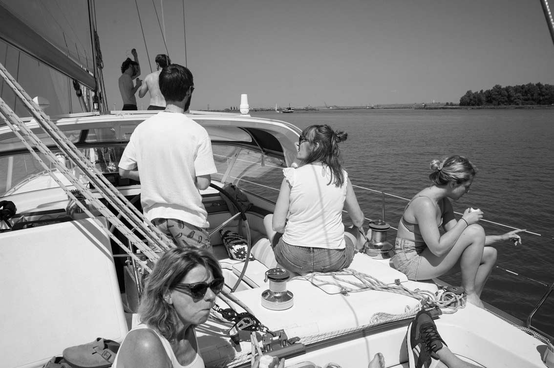 zeilen op het IJsselmeer